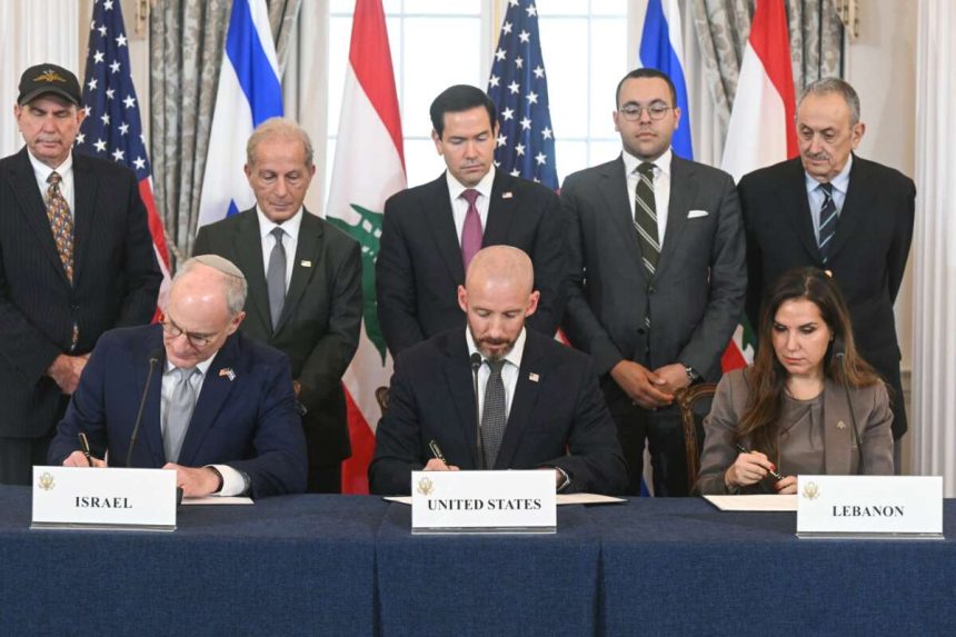 lebanon israel agreement lebanon